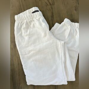Brandy Melville White Joggers